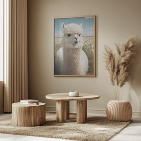 Cute Llama Poster