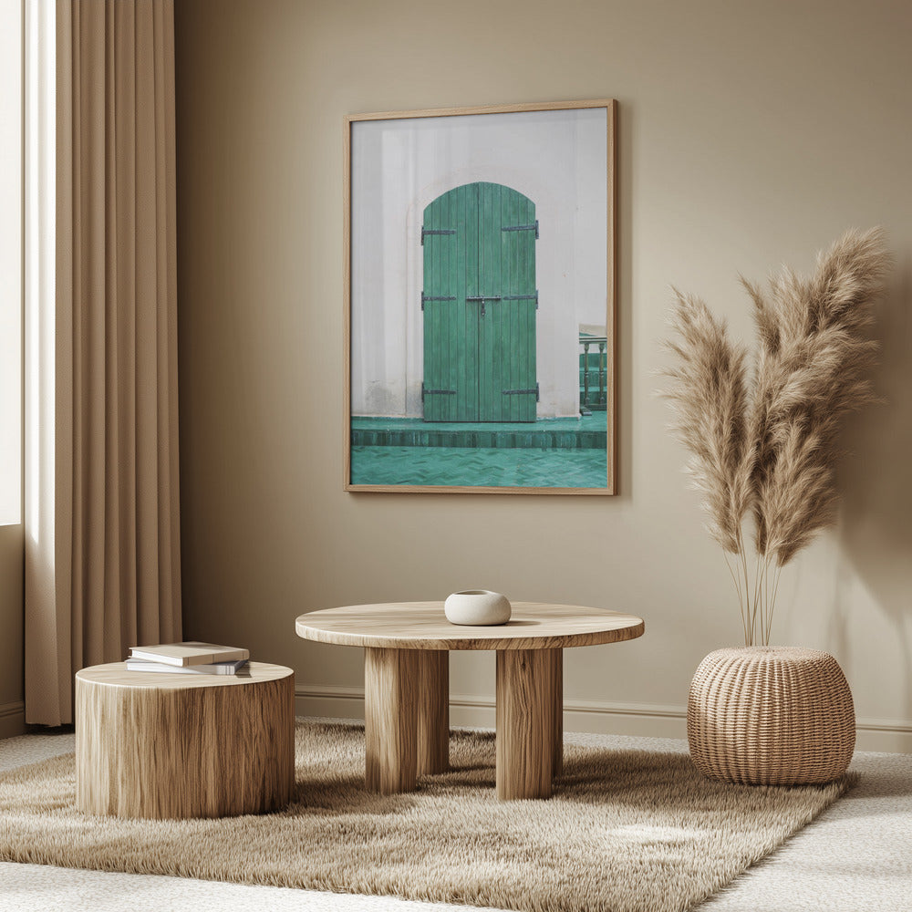 Marrakesh Green Door Poster