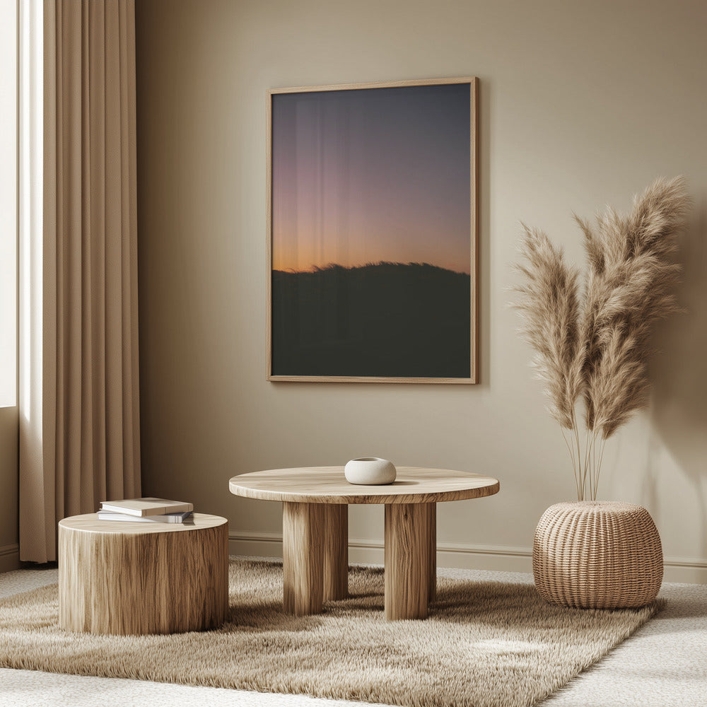 Dune Grass Sunset Poster