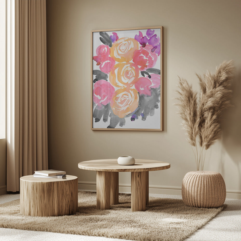 Olympe florals I Poster