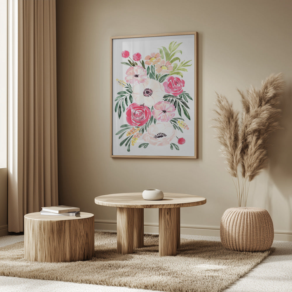 Mirja bouquet Poster