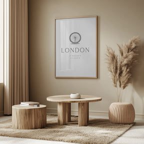 London city coordinates Poster