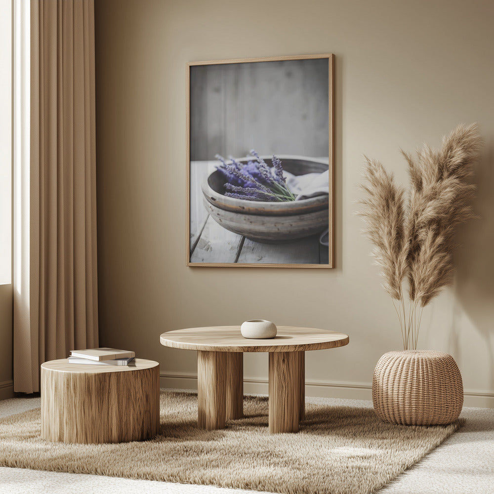 Lavender In Bowl Poster