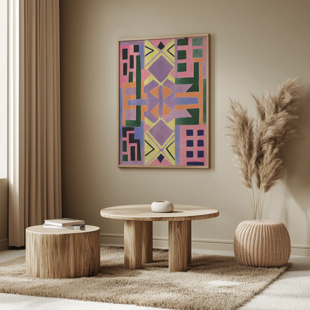 Peru Rug Pattern Poster