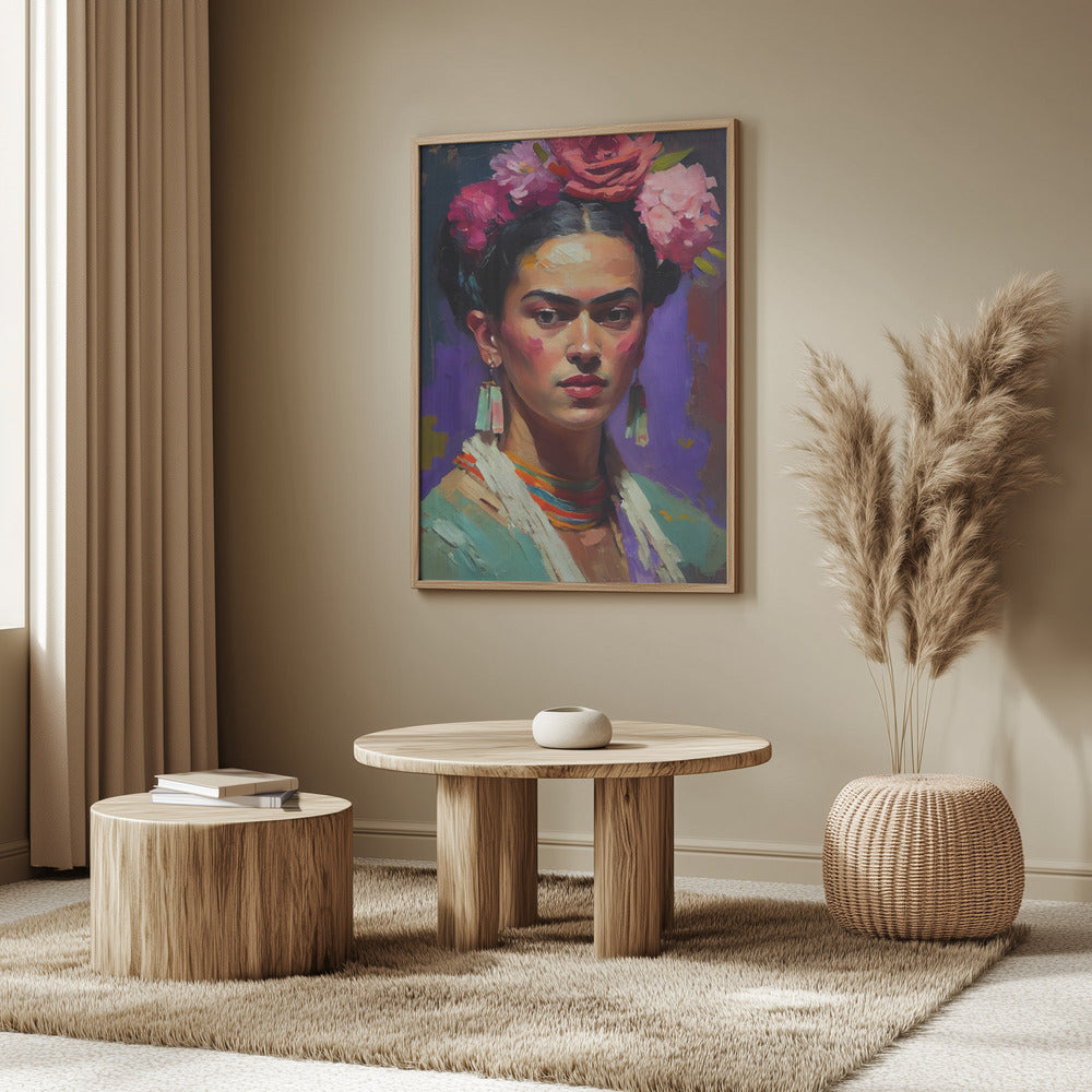 Portrait Of Frida Poster