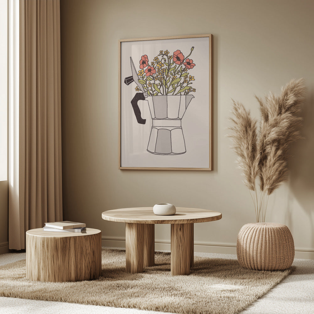 Moka Flowers Poster