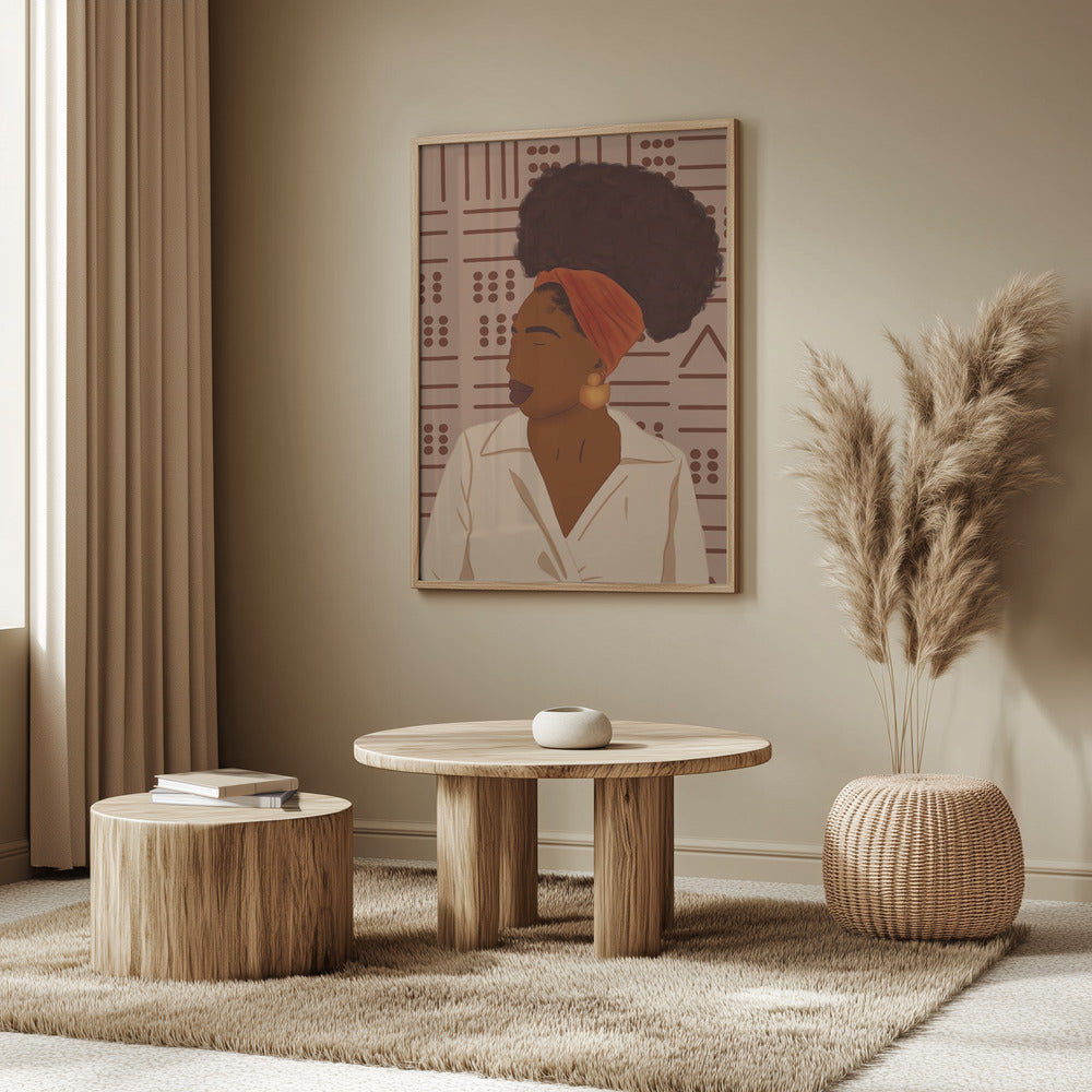 Afro puff Poster