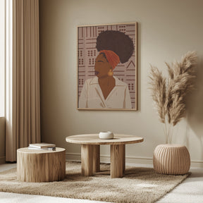 Afro puff Poster