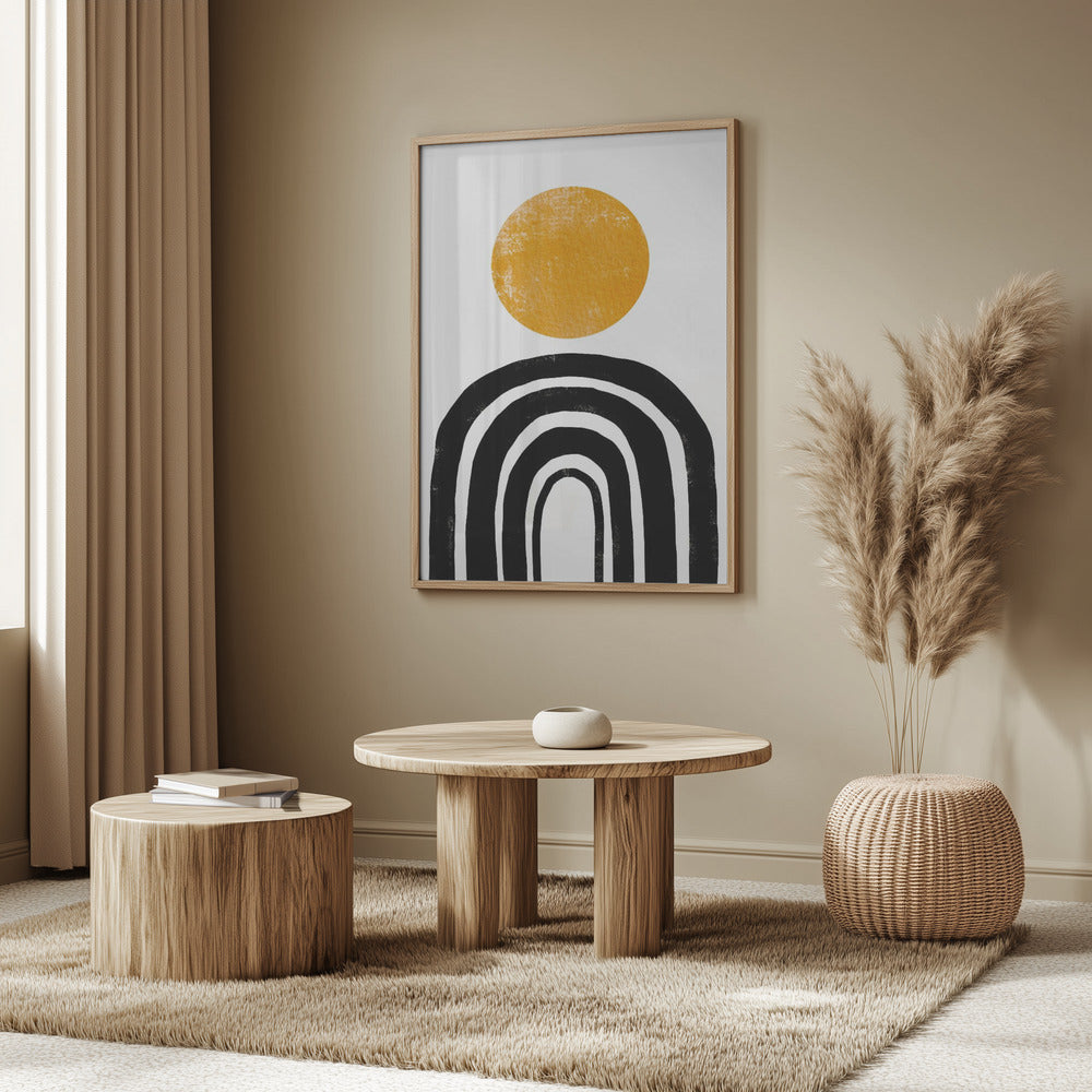 Arch Line Art Poster