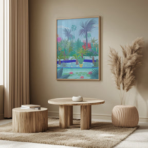 Moroccan Garden Poster