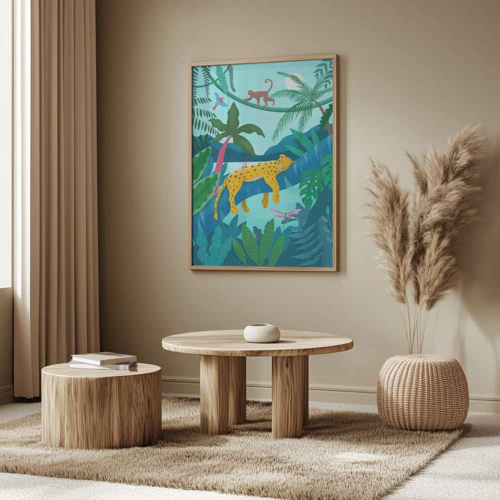 Jungle Leopard Poster