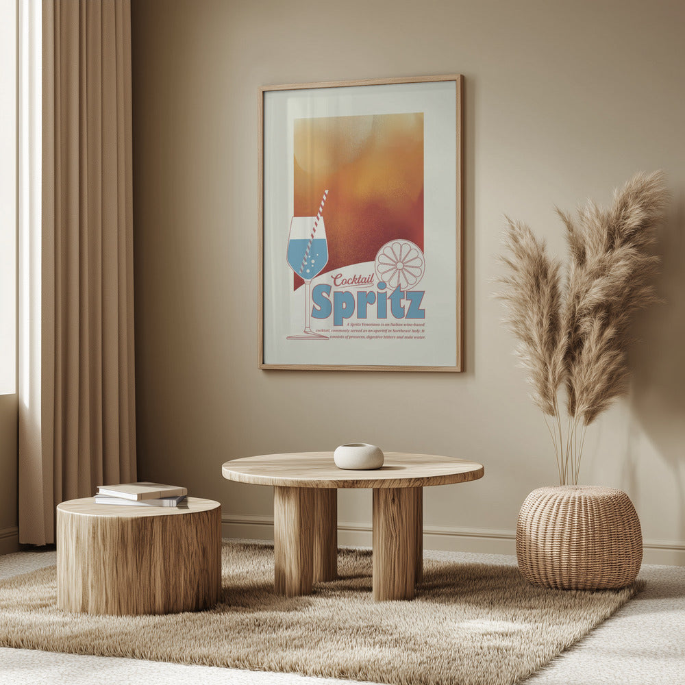 Aperol Spritz print Poster