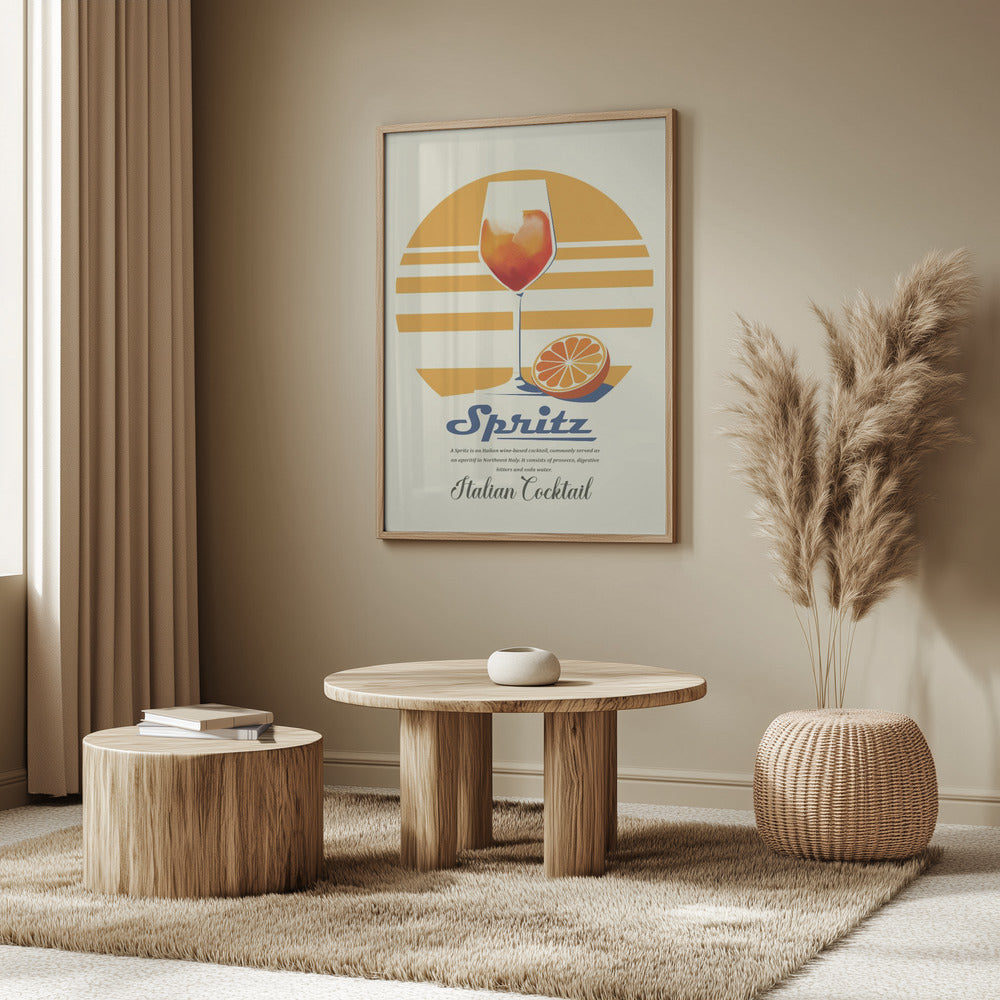 Spritz summer print Poster