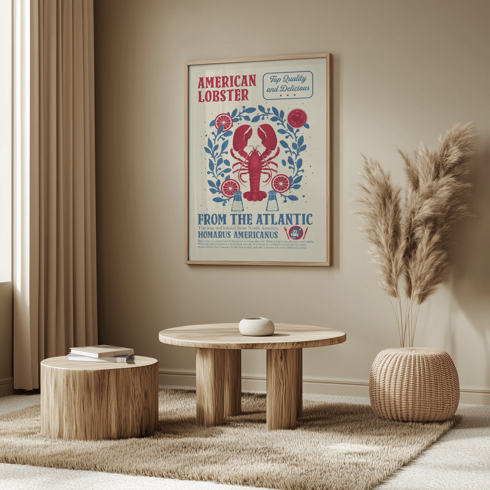 Lobster kitchen print Poster