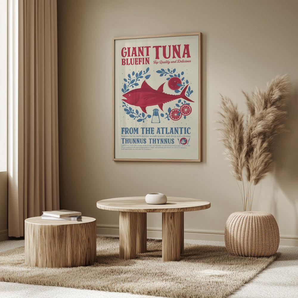 Tuna kitchen print Poster