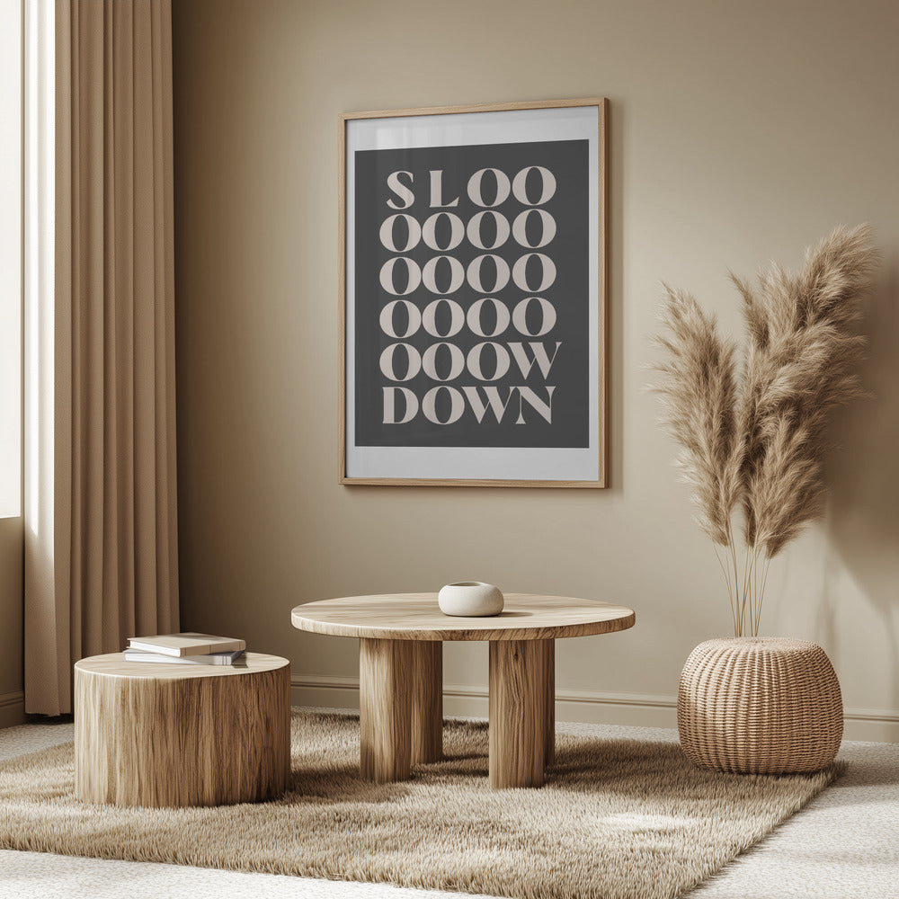 Slowdown Poster