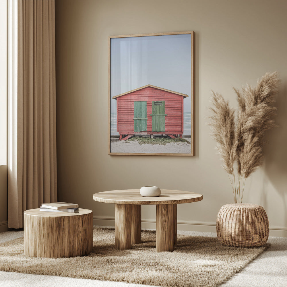 Red Hut Poster