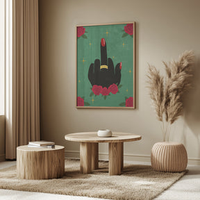 Middle Finger Poster