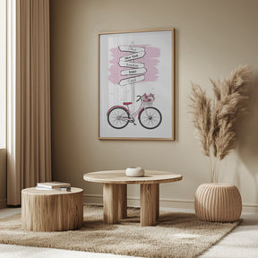 Bike Travels Poster