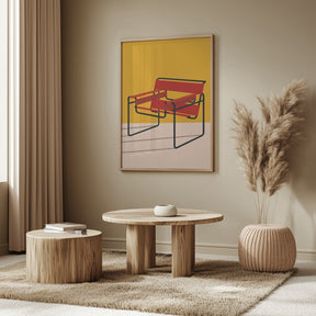 Wassily Chair Marcel Breuer Poster