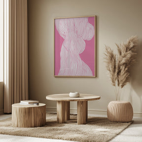 Fibers No 1 (Pink) Poster