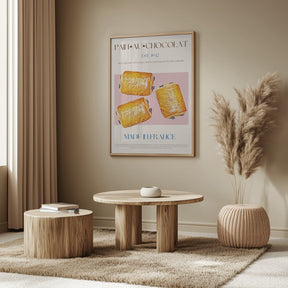 Pain Au Chocolat Print Poster