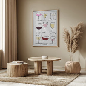 Wine & Drinks Poster