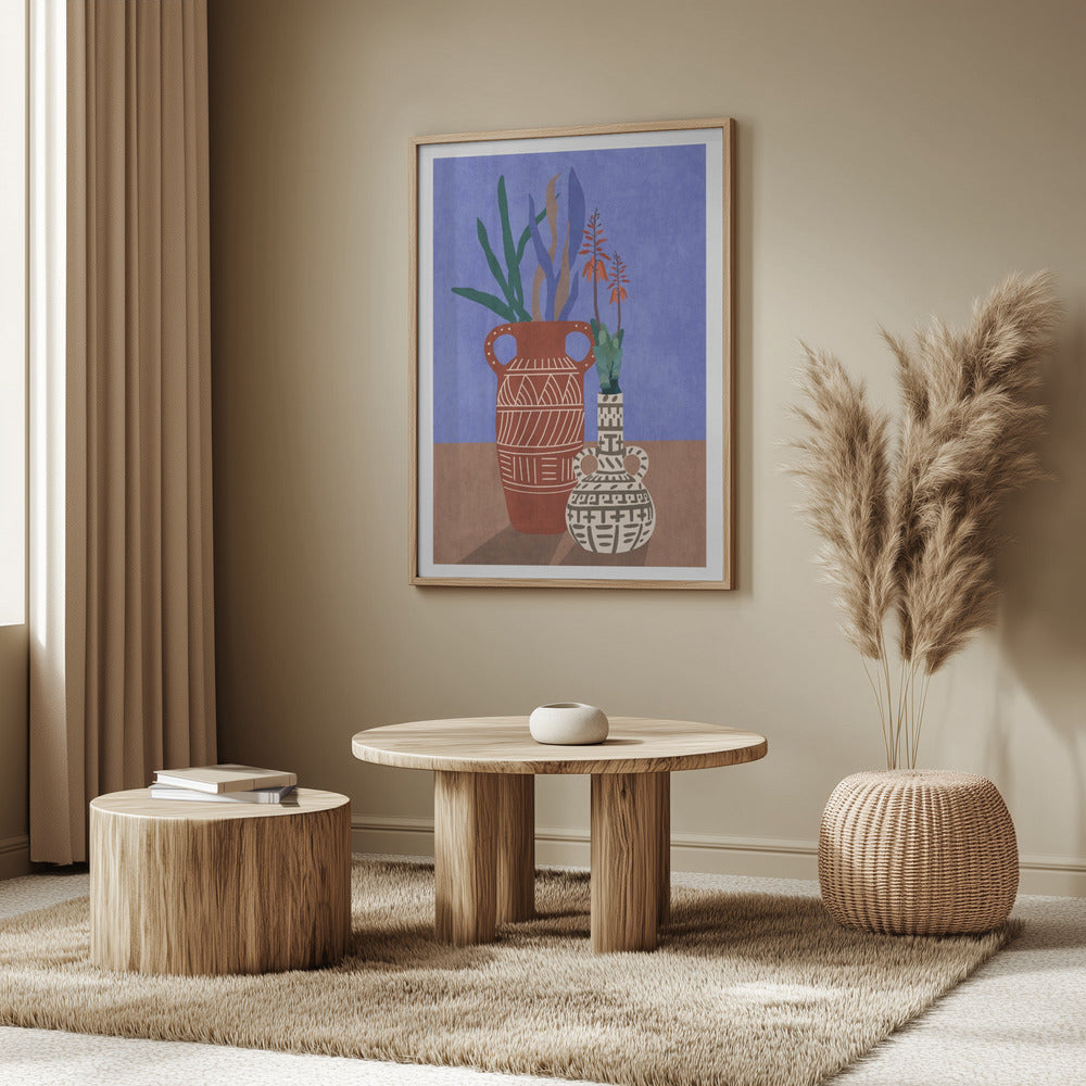 Flower Vase 3ratio 2x3 Print By Bohonewart Poster