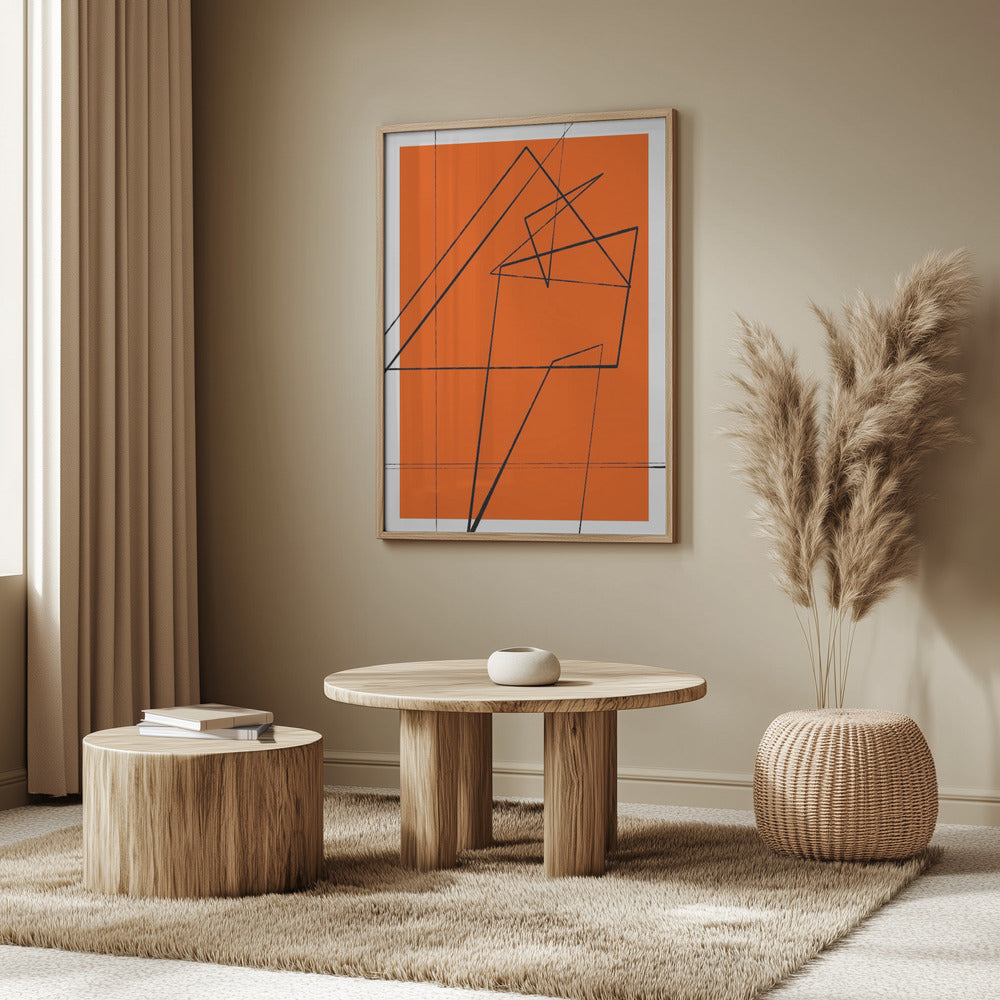 Angular Lines Poster