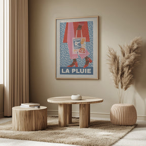 La Pluie French Style Poster