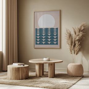 Geometrical Seascape Poster