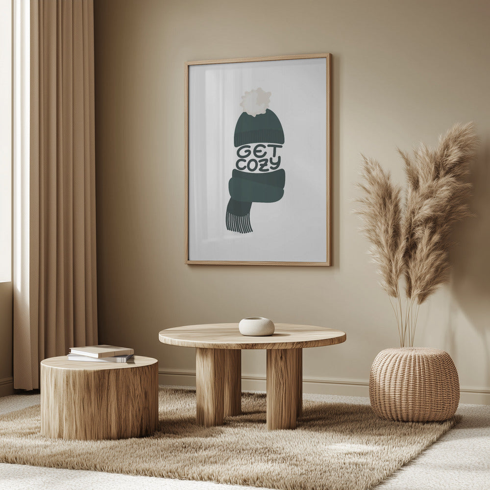 Get cozy (green) Poster