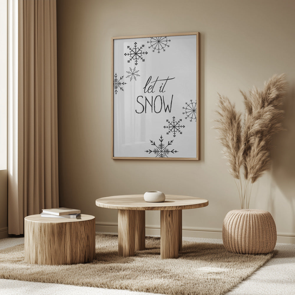 Inky let it snow Poster