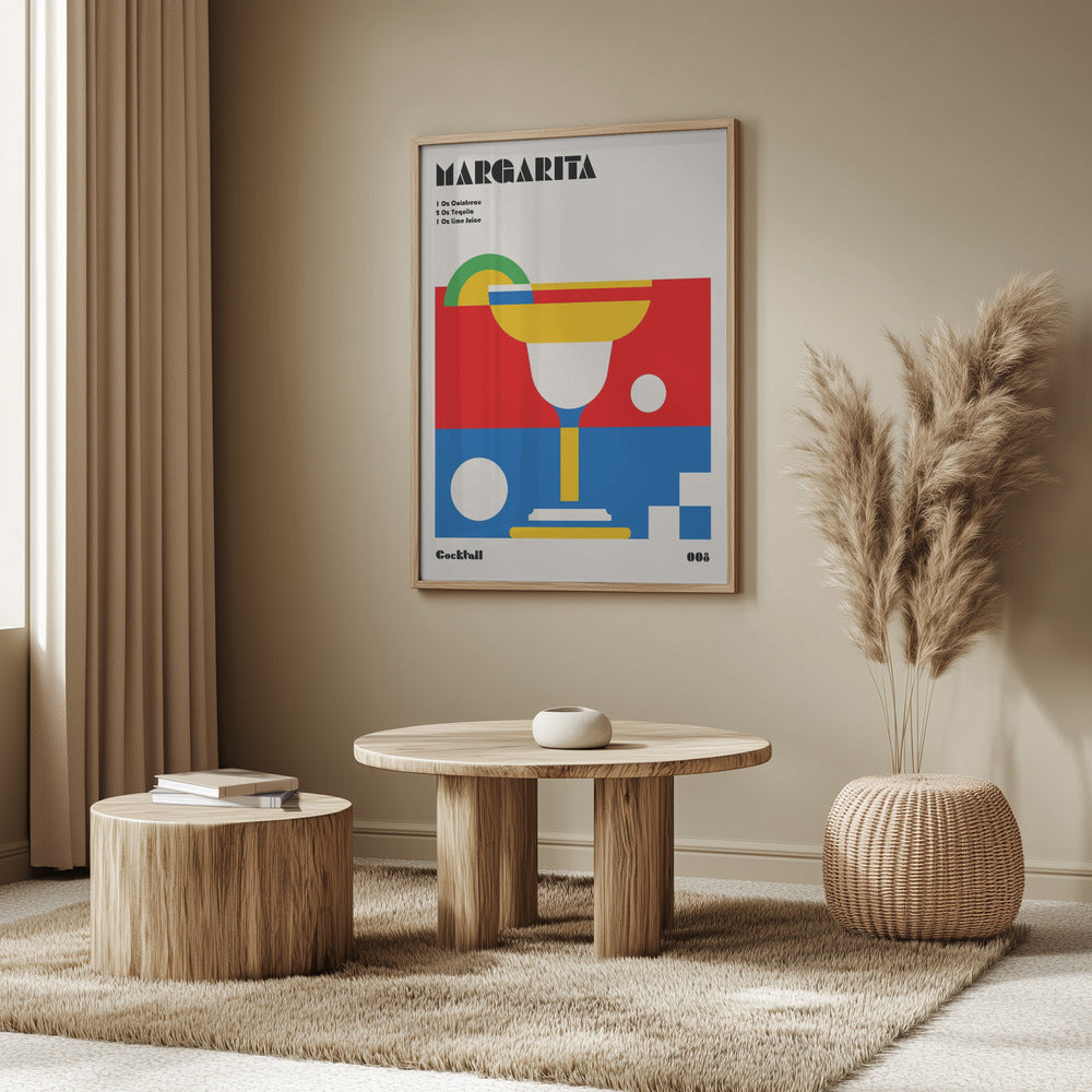 Margarita Bauhaus Cocktail Poster