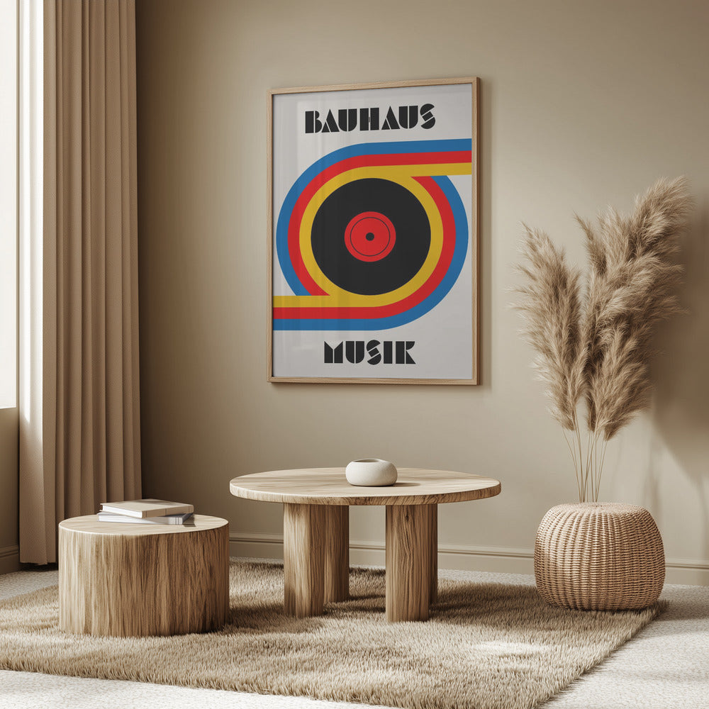 Bauhaus Musik Vinyl Poster