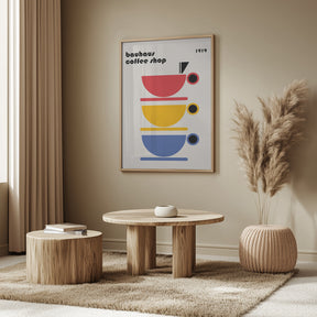 Bauhaus Coffee Minimalist Poster