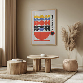 Bauhaus Coffee 70s Decor Poster