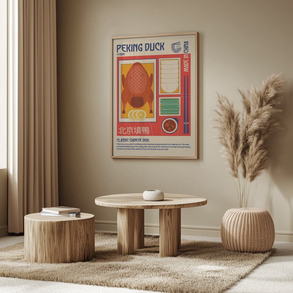 Peking Duck Japanese Food Print Poster