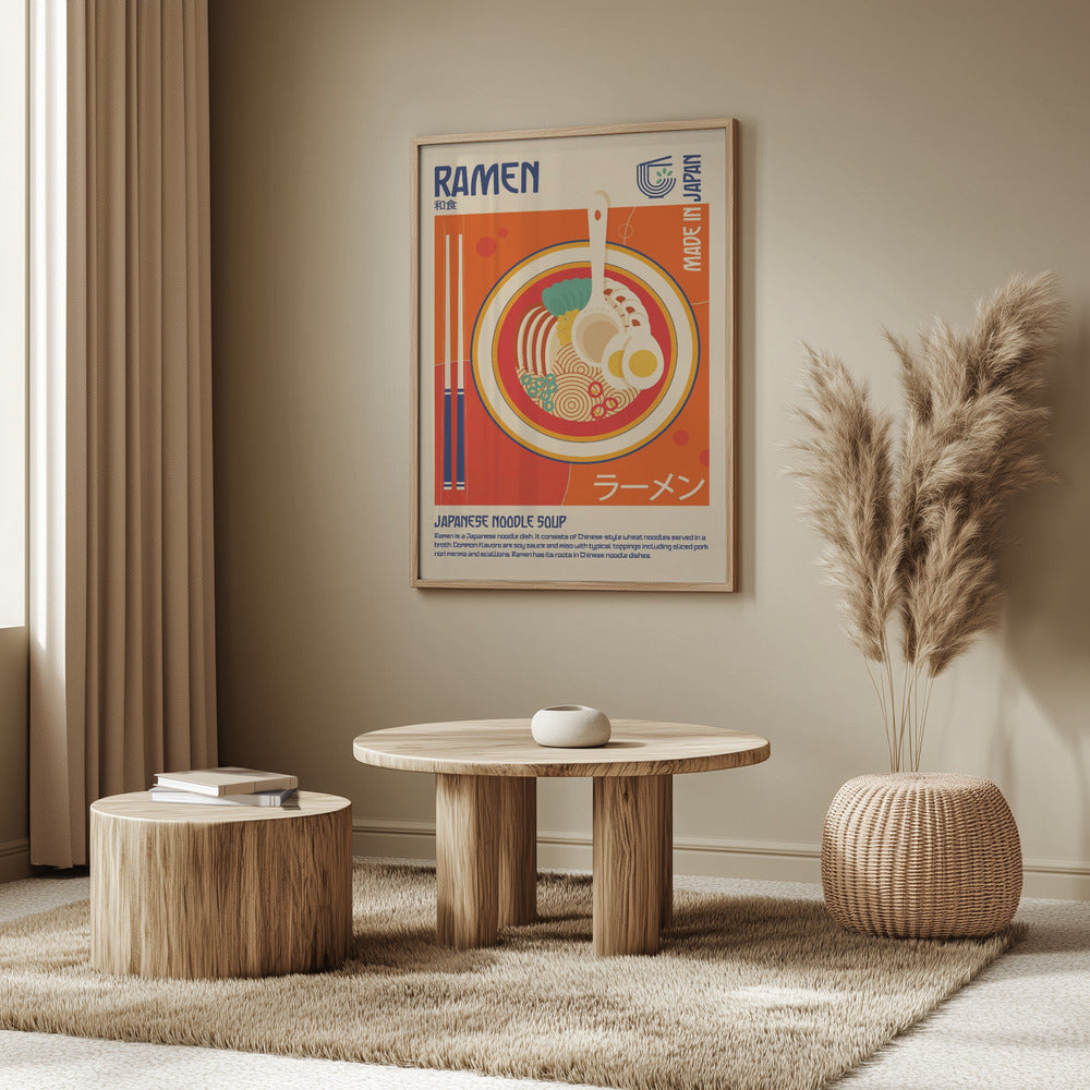 Ramen Japanese Food Print Poster