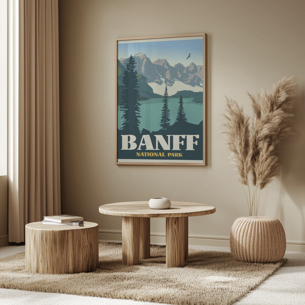 Banff National Park Travel Print Poster