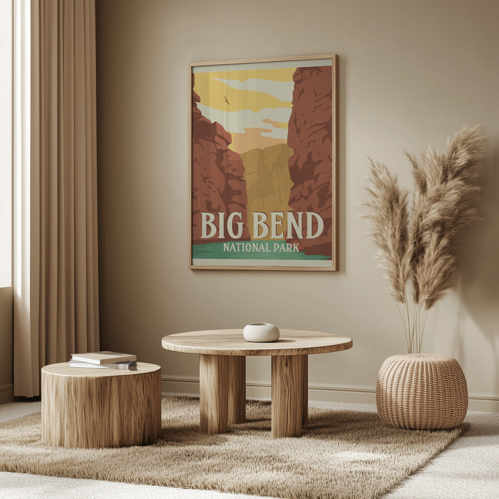 Big Bend National Park Travel Print Poster