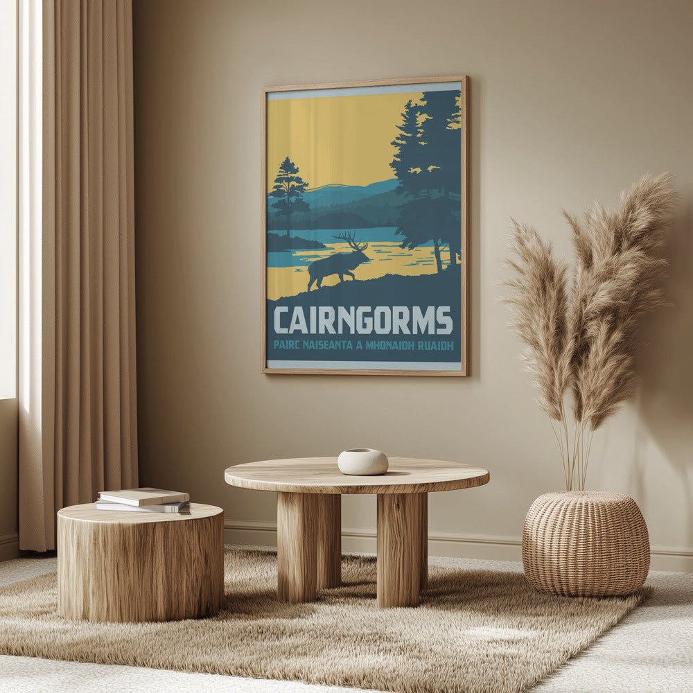 Cairngorms National Park Travel Print Poster