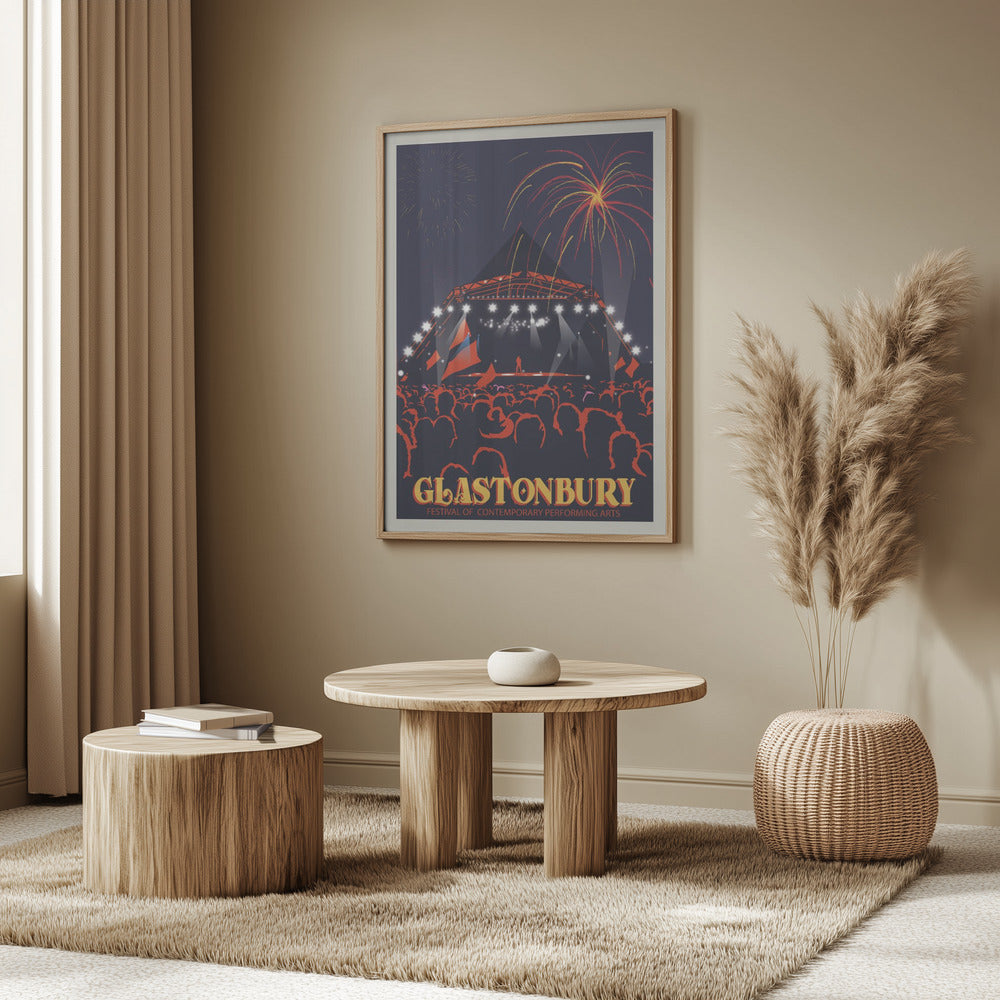 Glastonbury Festival Print Poster