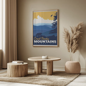 Great Smoky National Park Travel Print Poster