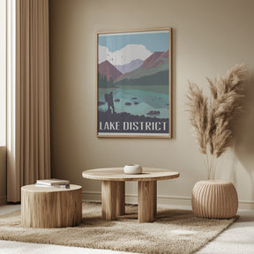 Lake District Travel Print Poster