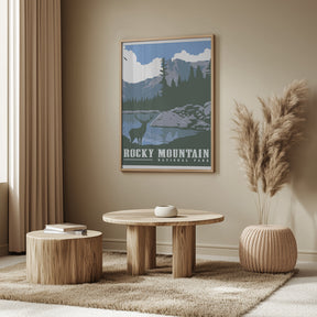 Rocky Mountain National Park Travel Print Poster