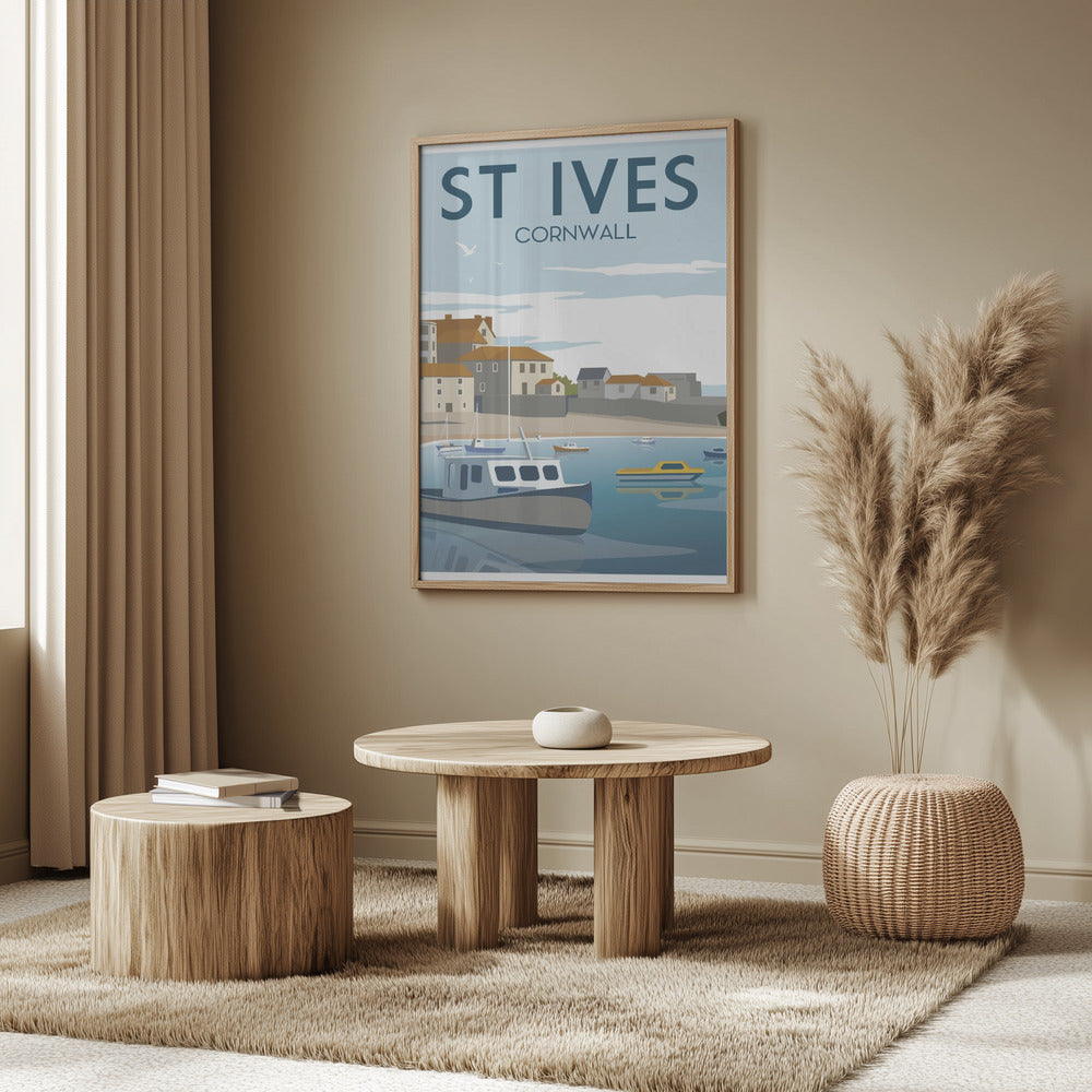 St Ives Travel Print Poster