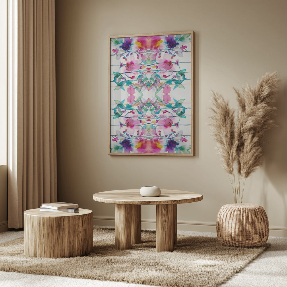 Watercolor Wildflower Poster