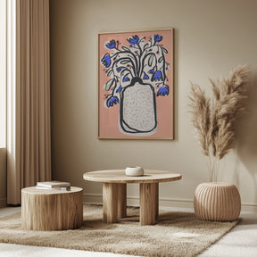 Lovely Flower Bouquet (Peach) Poster