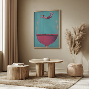 Wine Dive Poster